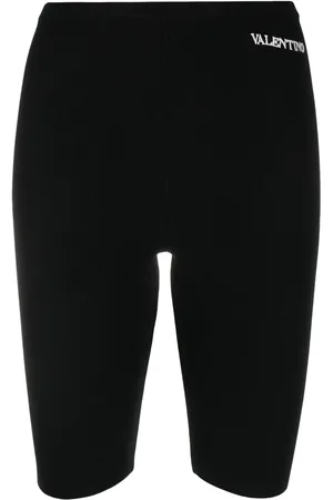 VALENTINO GARAVANI Logo-embroidered cycling shorts