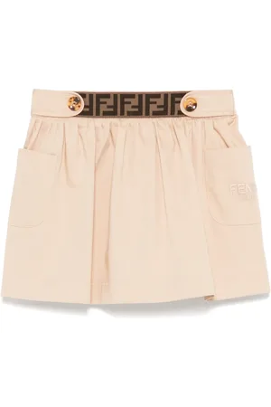 Fendi Logo-waistband skirt