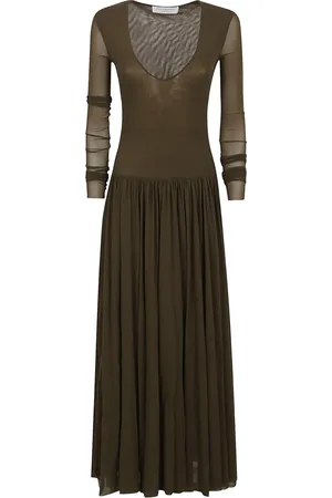 Serafini Long-sleeve maxi dress
