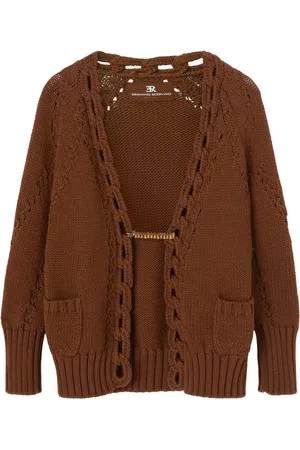 ERMANNO SCERVINO Crystal-embellished cardigan