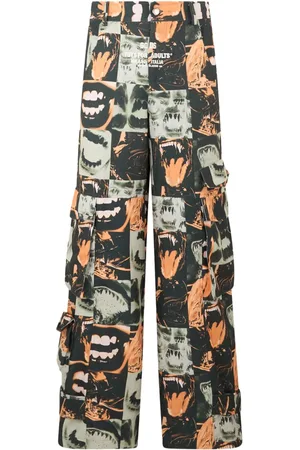 GCDS Graphic-print trousers
