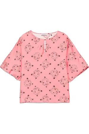ALBERTO BIANI Swirl-print top