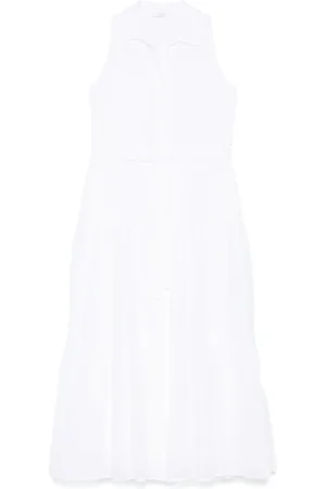 PESERICO SIGN Cotton midi dress