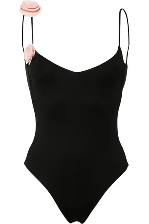 LA REVECHE Ashar floral-appliqu?? swimsuit