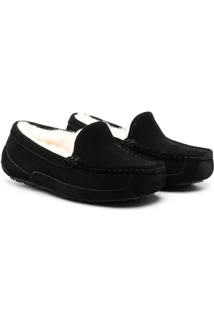 UGG Shearling-lined suede loafers