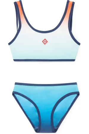 Casablanca Monogram-appliqu?? bikini set