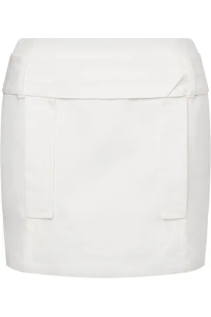 Alberta Ferretti Stretch-cotton mini skirt