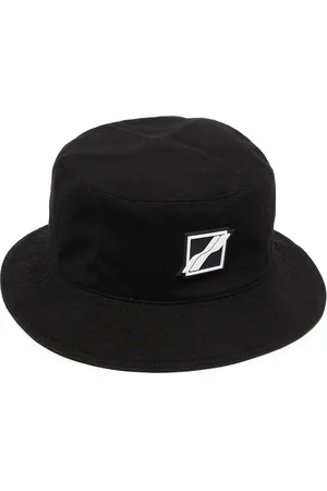 We11 Done Square-logo bucket hat