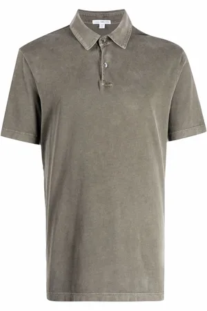 James Perse Short-sleeved supima cotton polo shirt