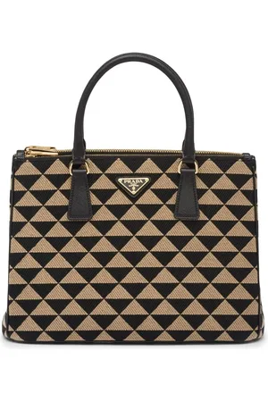Prada Large Symbole embroidered tote bag