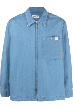 Lanvin Zip-up denim shirt