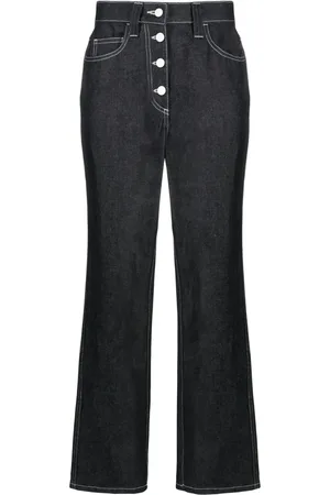 SUNNEI Button-fly flared jeans