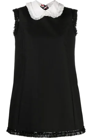 Thom Browne Ruffle-trim shift minidress