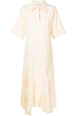 Isolda Flor Selvagem floral-embroidered polo dress