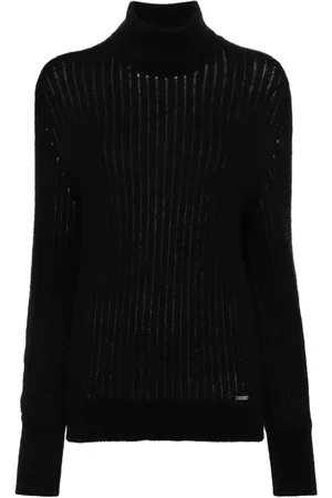 Kiton Roll-neck ribbed-knit jumper