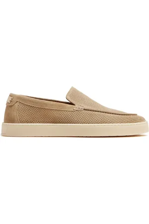 Neil Barrett Perforated suede loafers