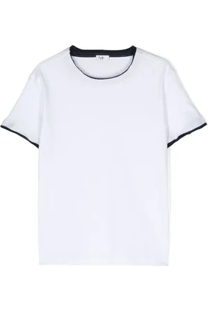 Il gufo Raw-cut cotton T-shirt
