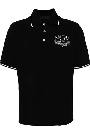 AMIRI Logo-embroidered cotton polo shirt