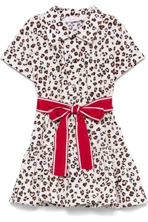 MONNALISA Leopard-print dress