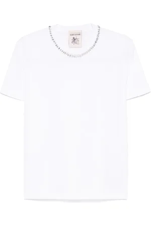 SEMICOUTURE Rhinestone-embellished T-shirt