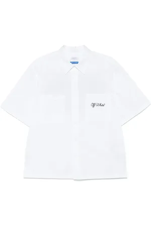 OFF-WHITE Logo-embroidered shirt