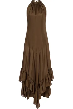 Serafini Silk halterneck dress