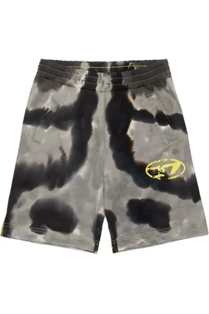 Diesel Tie dye-print shorts