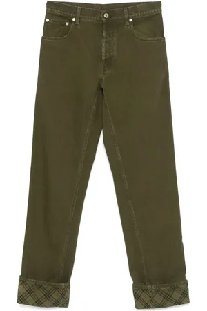 Burberry Turn-up hem jeans