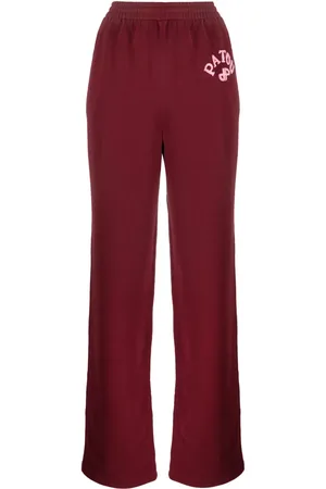 Patou Appliqu??-logo organic cotton track pants