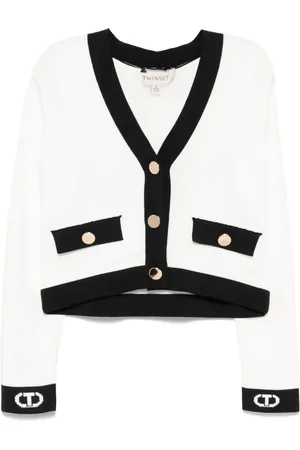 Twin-Set Oval T-jacquard cardigan