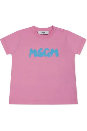 Msgm Logo-print cotton t-shirt