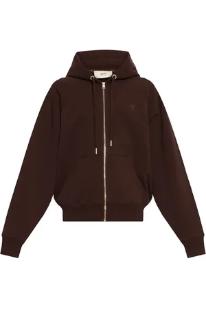 Ami Ami de Coeur-embroidered hoodie