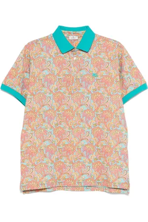 Etro Paisley polo shirt