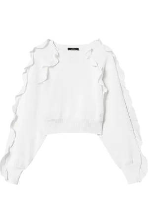 Twin-Set Ruffle-detailed sweater