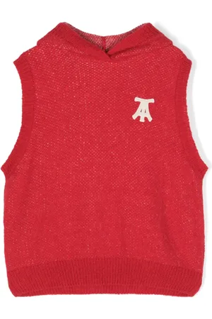 The Animals Observatory Yak logo-patch vest