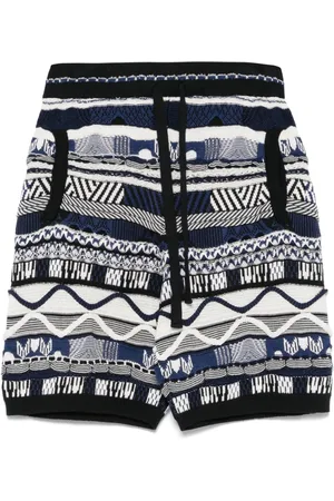 LANEUS Knitted bermuda shorts