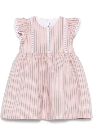 Il gufo Striped dress