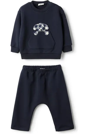 Il gufo Dog-motif trouser set