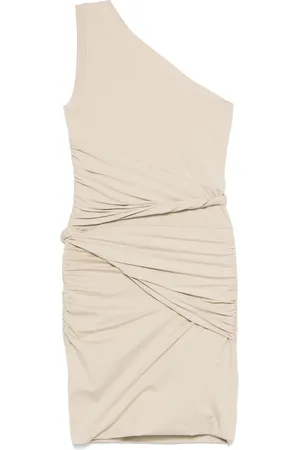 Patou One-shoulder organic cotton dress