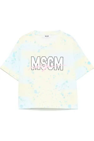 Msgm Paint-splatter T-shirt