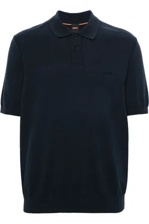 HUGO BOSS Fine-knit polo shirt