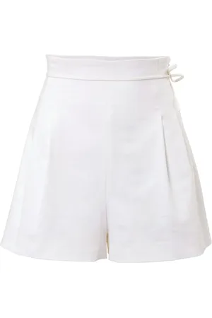 Carolina Herrera Tie-detail high-waisted shorts