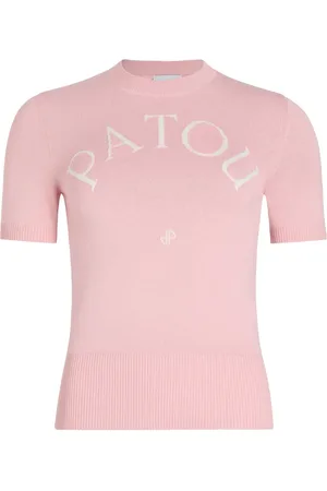 Patou Logo-jacquard knitted T-shirt