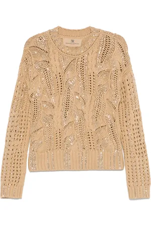 ERMANNO SCERVINO Crystal-embellished sweater