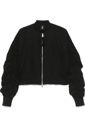 THOM KROM Ruched bomber jacket