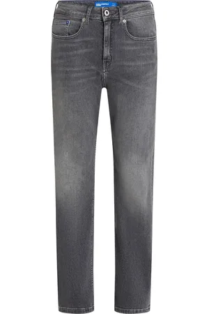 Karl Lagerfeld High-rise straight-leg jeans