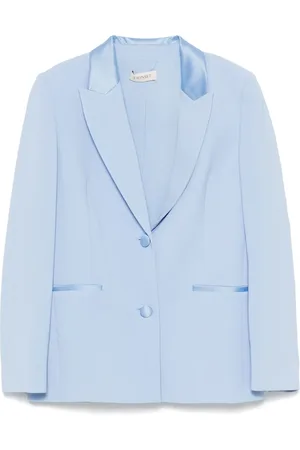 Twin-Set Satin-trim blazer