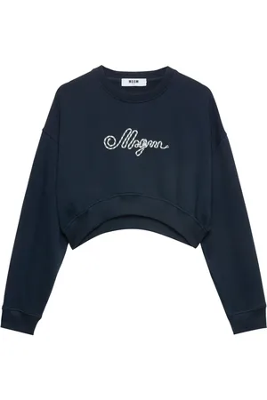 Msgm Logo-embroidered sweatshirt