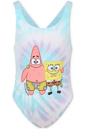 Stella McCartney SpongeBob Graphic Tie-Dye swimsuit