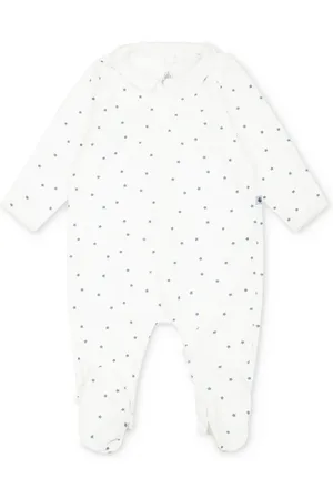 Petit Bateau Star-print cotton romper